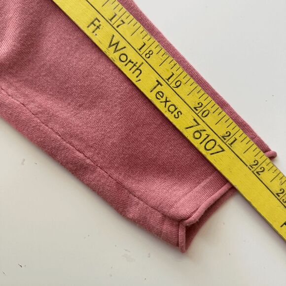 Chico's Dusty Rose, Rolled V-Neckline Pullover, Size Medium‎ - Picture 5 of 10